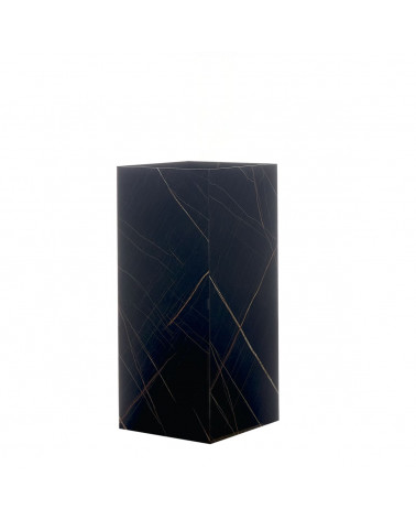 CASA VASO FIBRA BLACK MIAMI 30X30X70CM 45325