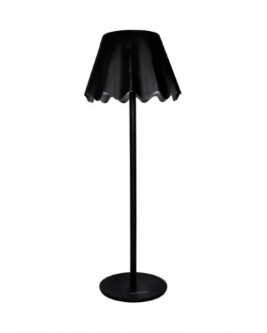 BRAN. CAND. LED TOUCH ONDINA METAL PRETO 50132