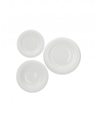 BRAN. SERVICO DE MESA OPTICAL 18 PECAS EM NEW BONE 51088