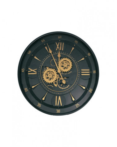 BRAN. RELOGIO ENGRENAGENS SMOKY EM METAL 51885