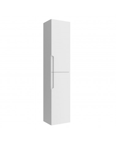 ESTANTE MÓVEL AUXILIAR CASA DE BANHO BRANCO MATE 30X24X140 CM
