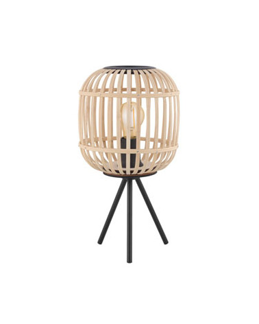 EGLO CAND. MESA E27 MADEIRA NATURAL BORDESLEY