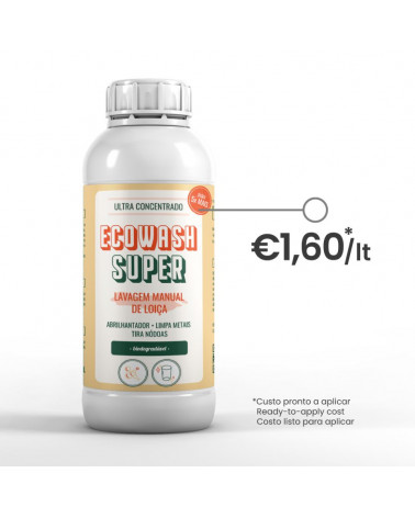 INOKEM DETRG. HIPOAL. LOICA MANUAL 1L ECO WASH SUPER S/CHR.