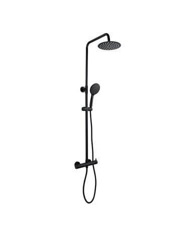 SISTEMA DE DUCHE PRETO MATE 120 CM COZY SIENA