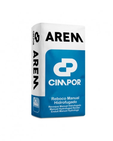 ARGAMASSA REBOCO MANUAL (AREM) EXT.HIDROF.(CS IV,W1) 25KG