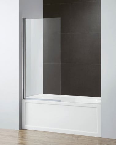 RESGUARDO BANHEIRA CROMADO 80X150 CM