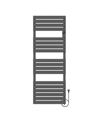 TOALHEIRO ELÉTRICO 750 W ANTRACITE 55X135 CM
