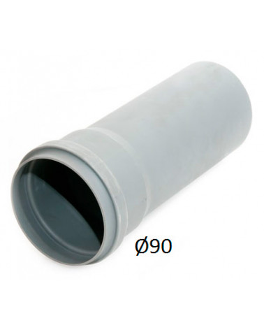 PVC TUBO 90 DIN 3 MT (SERIE B)