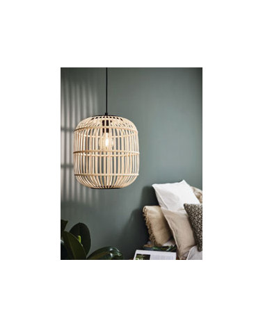 CANDEEIRO SUSPENSO  ILUMINAÇÃO 110 CM EGLO BORDESLEY 43216