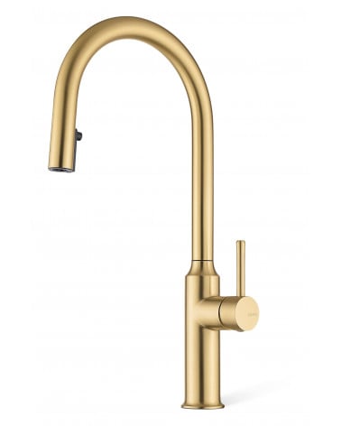 TORNEIRA COZINHA COM CHUVEIRO GATTONI  DOURADO