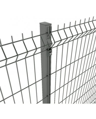 PAINEL METÁLICO VEDAÇÃO JARDIM CINZA 250X203 CM