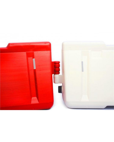 SEPARADOR DE VIA ET10 PLASTICO 1200X400X600MM VERMELHO