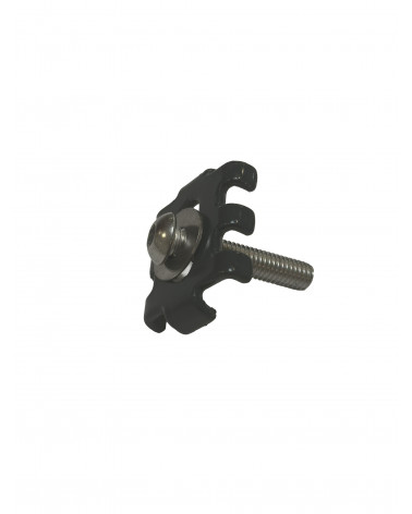 ABRACADEIRA METAL P/POSTE VEDACAO CINZA 7016