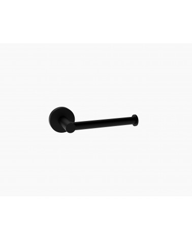 PORTA ROLOS PAREDE PRETO MATE FLOW 16.75 CM