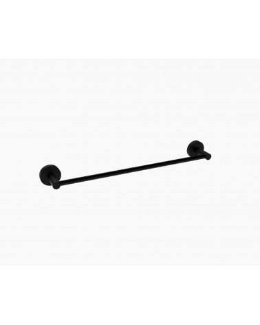 TOALHEIRO PAREDE PRETO MATE FLOW 45 CM