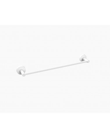TOALHEIRO PAREDE BRANCO MATE FLOW 45 CM