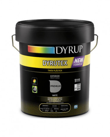 TINTA PLASTICA MATE DYRUTEX - BR 15LTS