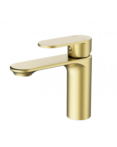 TORNEIRA LAVATÓRIO DOURADO ESCOVADO COZY MILOS