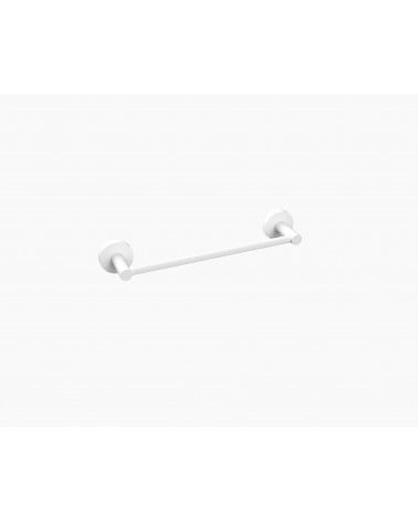 TOALHEIRO PAREDE BRANCO MATE FLOW 30 CM