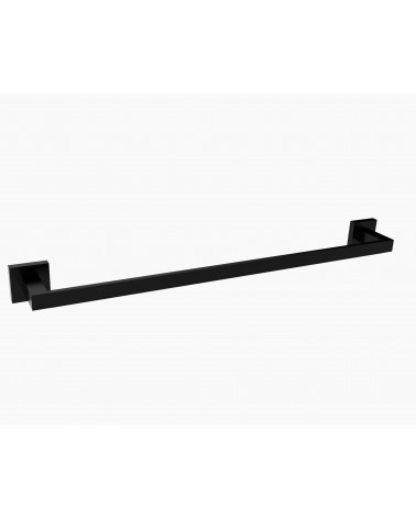TOALHEIRO PAREDE PRETO MATE FUSION 60 CM