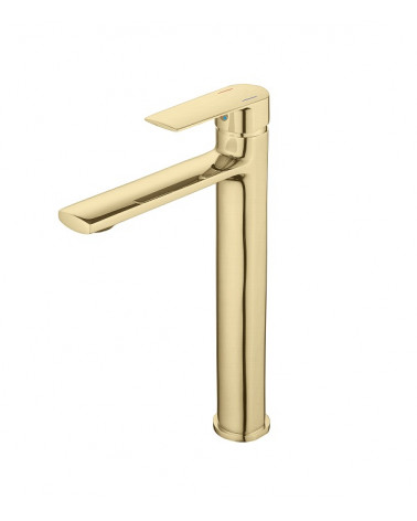 TORNEIRA LAVATÓRIO DOURADO ESCOVADO COZY ELBA
