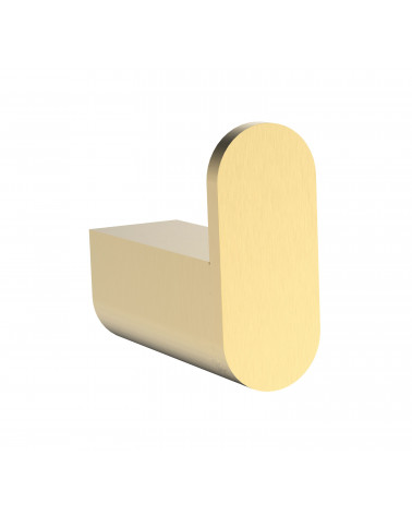 CABIDE PAREDE DOURADO ESCOVADO LUXE 6 CM