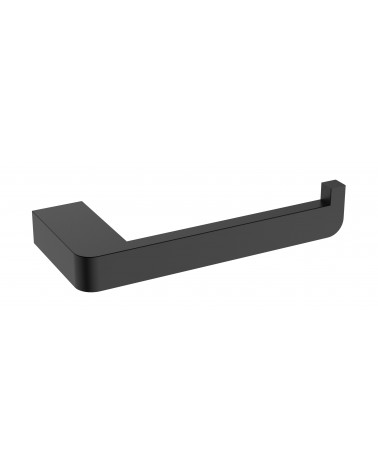 PORTA ROLOS PAREDE PRETO MATE GLOW 16 CM