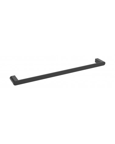 TOALHEIRO PAREDE PRETO MATE LUXE 60 CM
