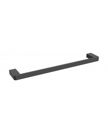 TOALHEIRO PAREDE PRETO MATE GLOW 45 CM