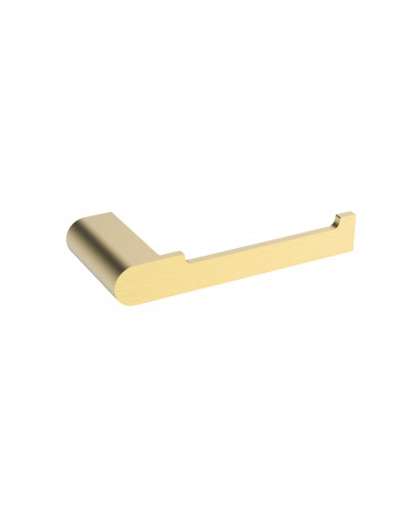 PORTA ROLOS PAREDE DOURADO ESCOVADO LUXE 16 CM