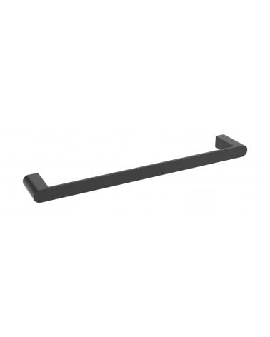 TOALHEIRO PAREDE PRETO MATE LUXE 45 CM