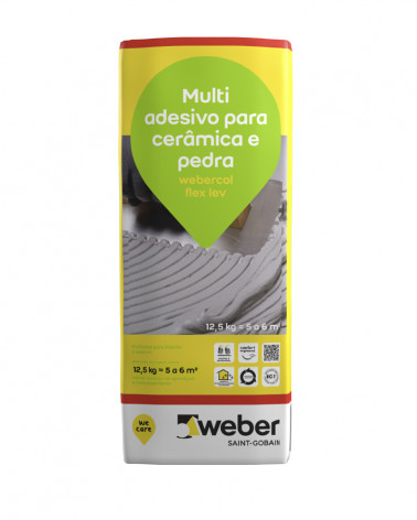 WEBERCOL FLEX LEV CINZA CLARO 12.5 KG