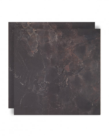 PAVIMENTO CERÂMICA MÁRMORE PRETO NATURAL / MATE 120X120CM