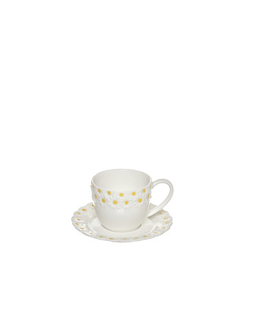CASA PORCELANA CONJ. 6 CHAVENAS CAFE MARGARIDAS 24698