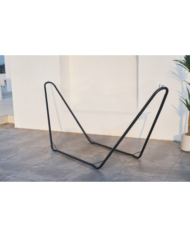 SUPORTE P/ CAMA REDE MET. 300X80X100CM PRETO