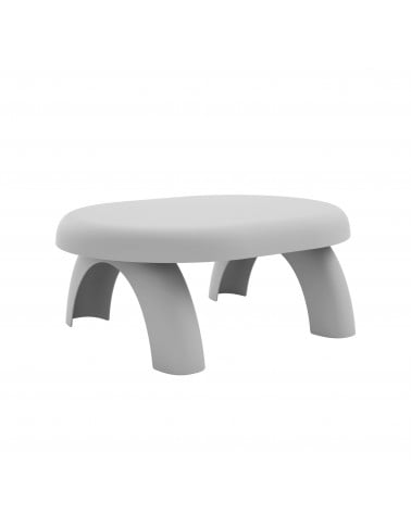 MESA CENTRO JARDIM CINZA 101X76 CM