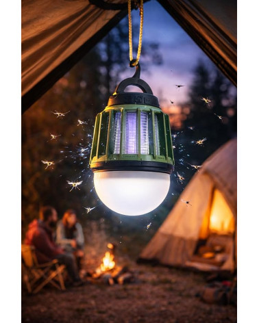 LÂMPADA ANTI-MOSQUITOS EXTERIOR LED 8.8 VERDE