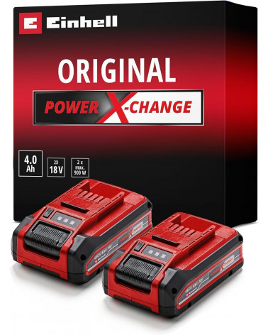 EINHELL KIT TWINPACK 2 BATERIAS 18V 4AH PXC PLUS