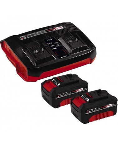 EINHELL STARTER KIT 2X 4.0AH & TWINCHARGER