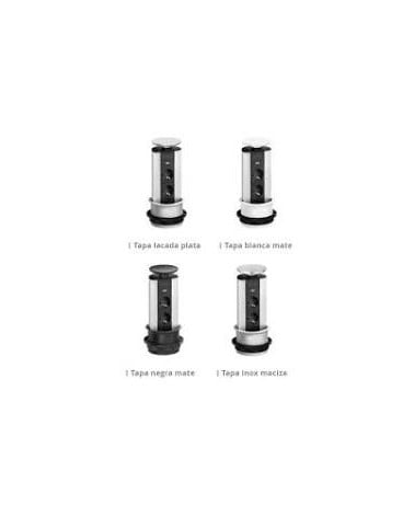 TOMADA EVOLINE TAMPA BRANCO MATE 2 SCHUKO 1USB