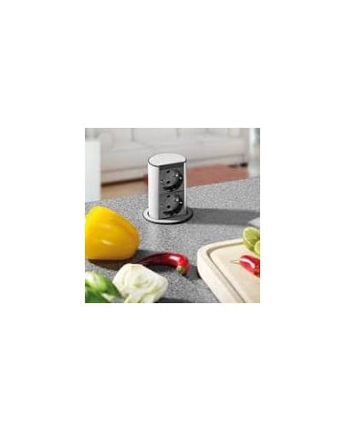 TOMADA AUTOMATIC INOX 2 SCHUKO
