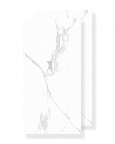 REVESTIMENTO CERÂMICA MÁRMORE BRANCO POLIDO 120X240 CM