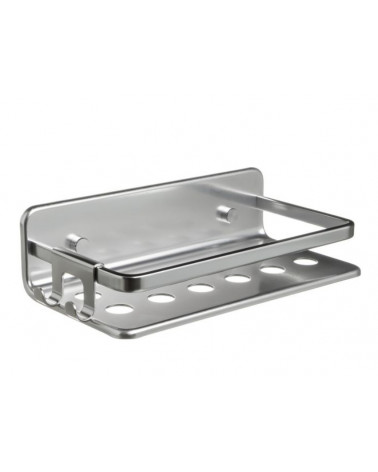 ORGANIZADOR DE DUCHE PAREDE AÇO MATE SERENITY 20 CM