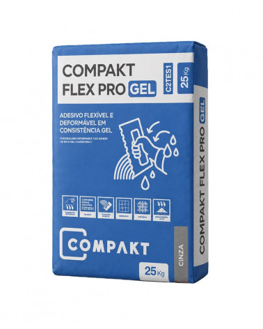 COMPAKT FLEX PRO GEL C2TES1 CINZA 25KG
