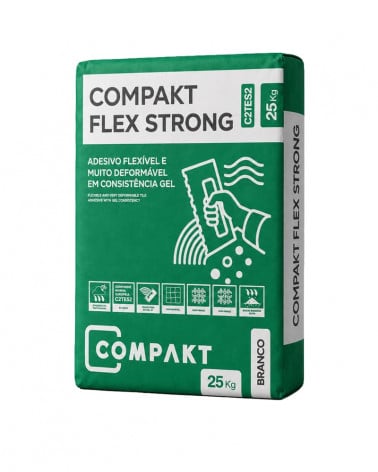 COMPAKT FLEX STRONG C2TES2 BRANCO 25KG