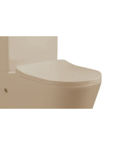 KAZA TAMPA SAN. SLIM QUEDA AMORTECIDA CREME MATE