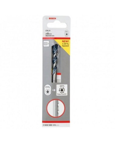 BOSCH BROCA P/CERAMICA CYL-9 CERAMIC 8X80MM