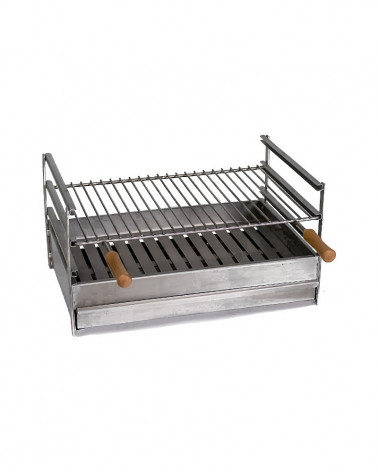 GRELHADOR POUSAR INOX 60X40CM
