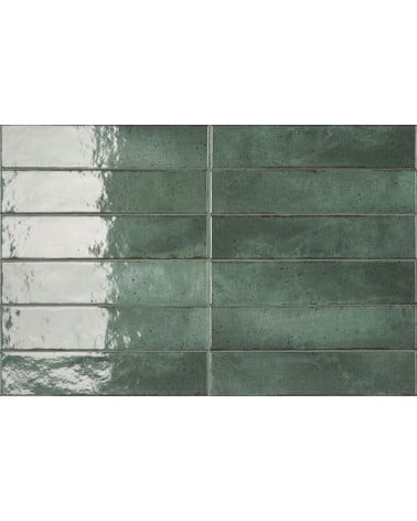 REVESTIMENTO CERÂMICA COR E DECOR VERDE BRILHO 5.6X26.7 CM
