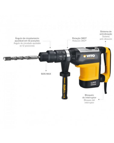 VITO MARTELO DEM/PERF 1500W SDS-MAX 9KG